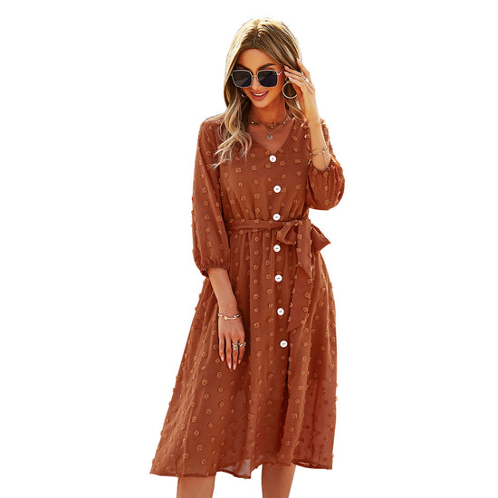 “Trendy Women’s Dress for Spring and Autumn – Everyday Wear”