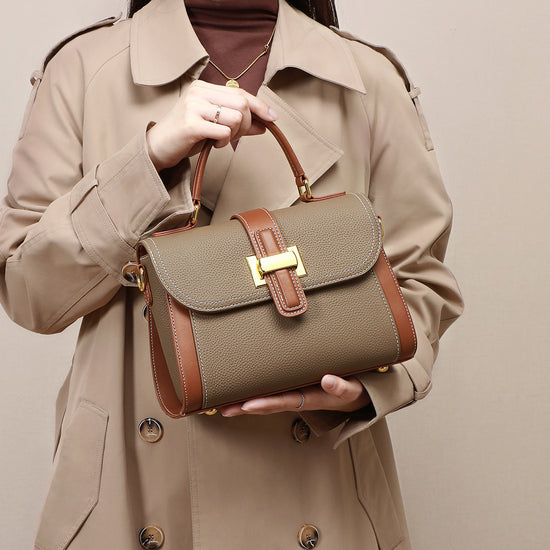 Light Luxury One-Shoulder Textured Fashion Handbag – Elegant Versatile Designer Shoulder Bag for Women