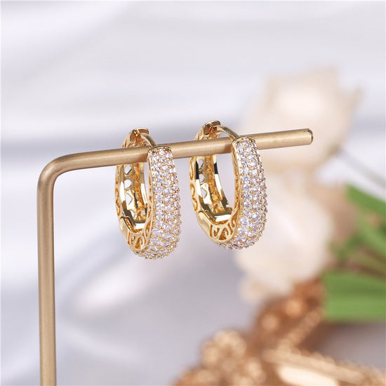 French Earrings Electroplated Creative Style Ear Studs